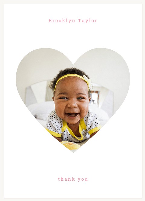 Big Heart Thank You Cards 