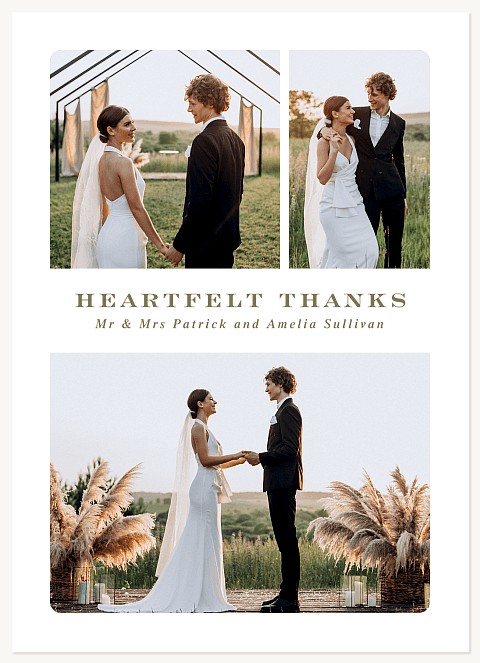 Formal Appreciation Thank You Cards 