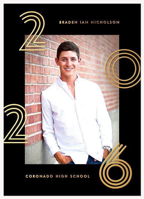 Inline Year Graduation Cards