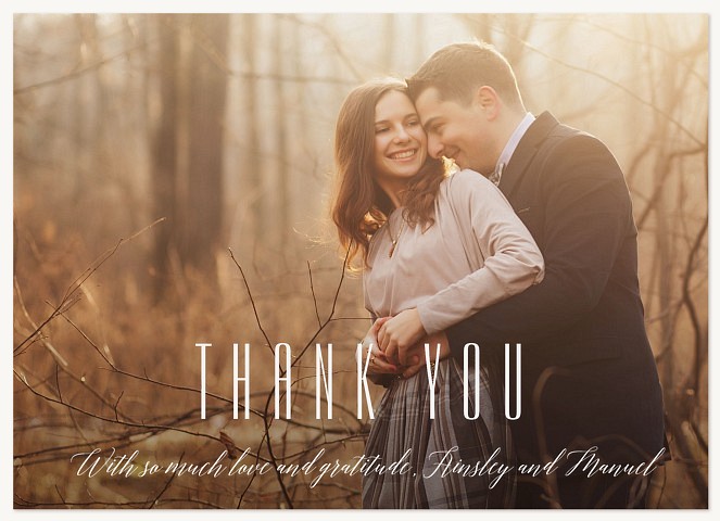 Picture of Elegance Wedding Thank You Cards