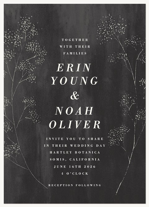 Fine Floral Wedding Invitations