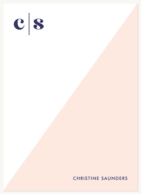 Modern Slant Stationery