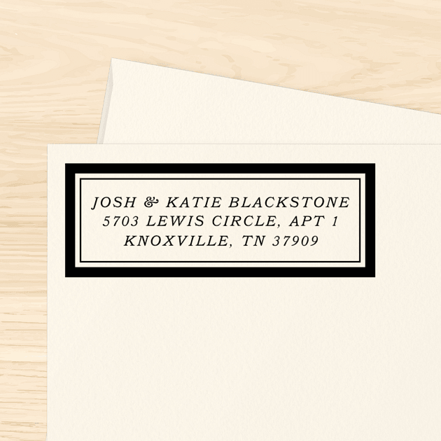 Bold Borders | Custom Rubber Stamps