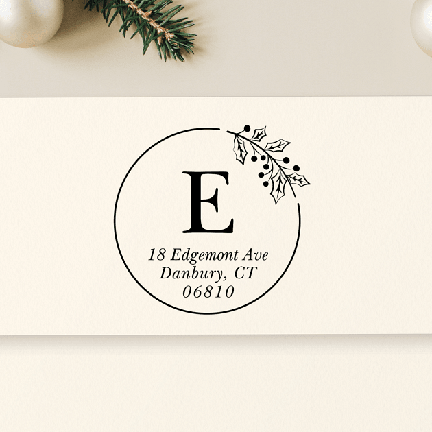 Winter Berries | Custom Rubber Stamps