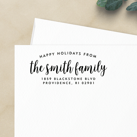 Wishes From Us | Custom Rubber Stamps