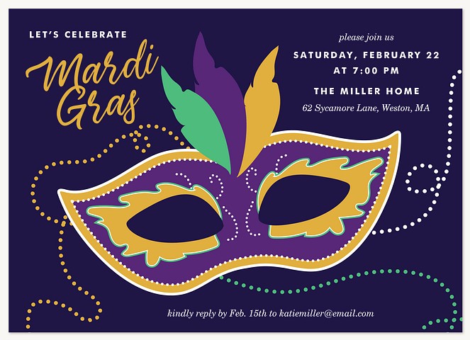 Masquerade Party Invitations