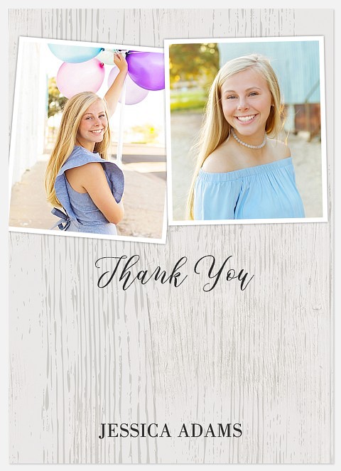 Snapshot Collage Thank You Cards 