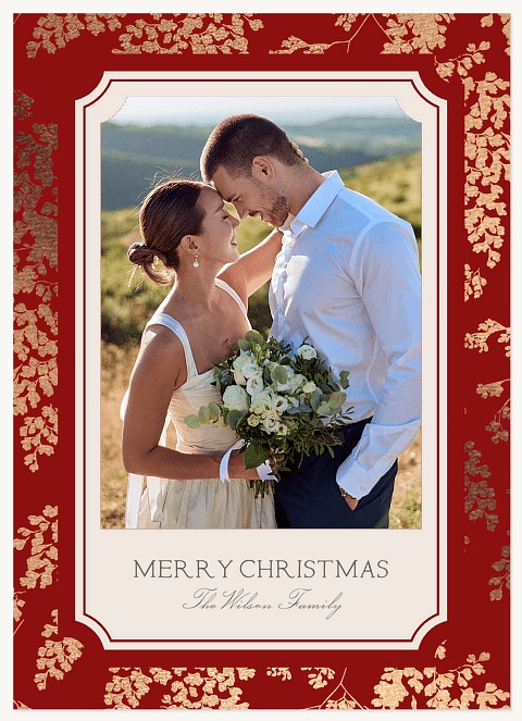 The Naturalist Personalized Holiday Cards