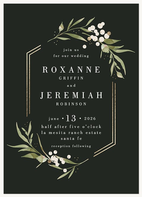 Sonoma Valley Wedding Invitations