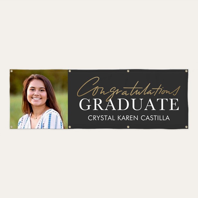 Congratulations Graduation Banner Custom Banners