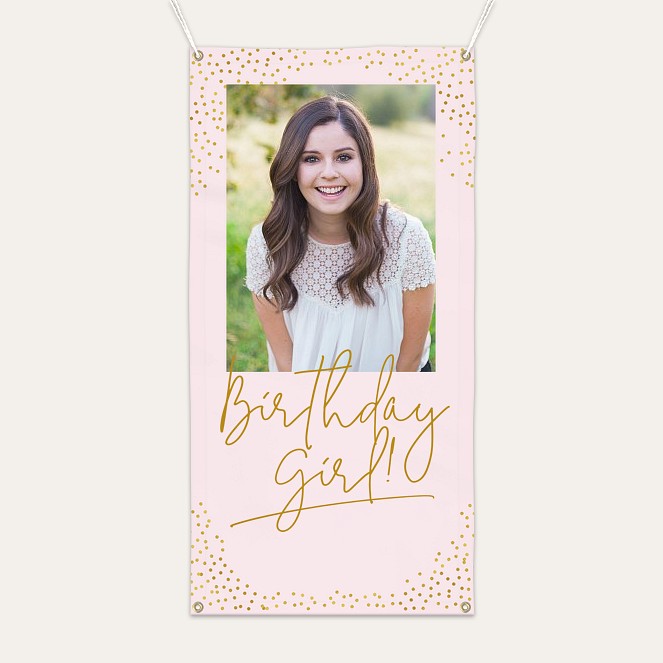 Birthday Girl Banner Custom Banners