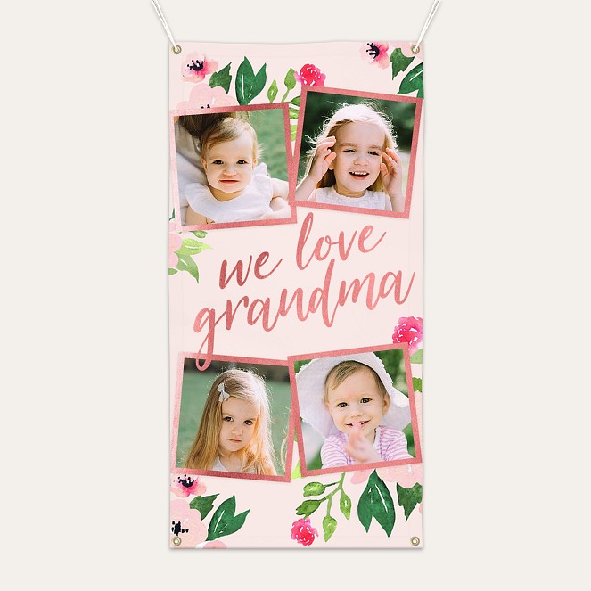 We Love Grandma Banner Custom Banners
