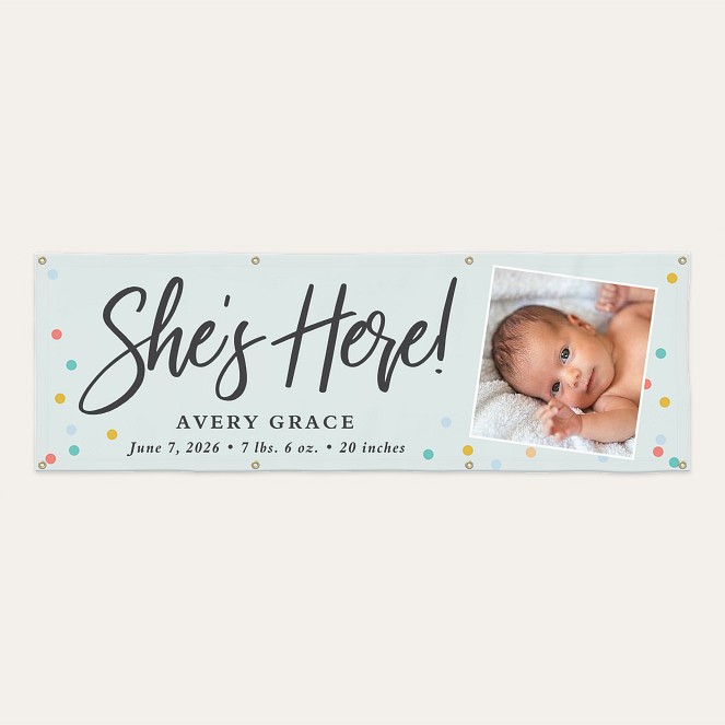 Homecoming Baby Banner Custom Banners