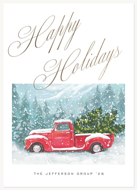 Happy Haul-idays Business Holiday Cards