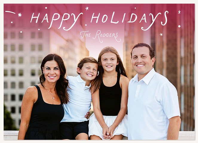 Delightful Holiday Personalized Holiday Cards