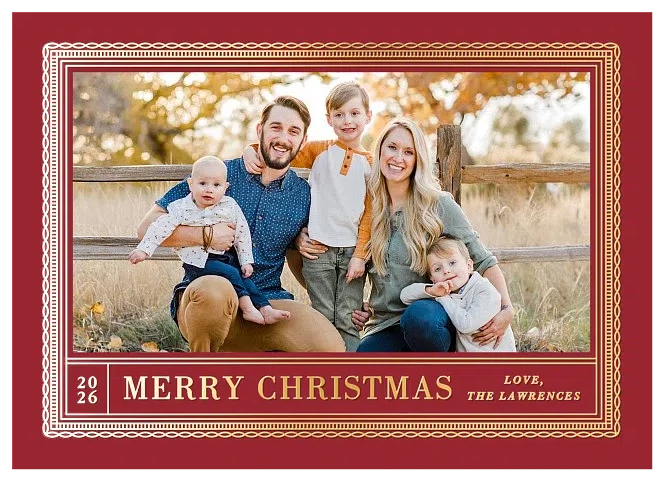 Lavish Frame Christmas Cards