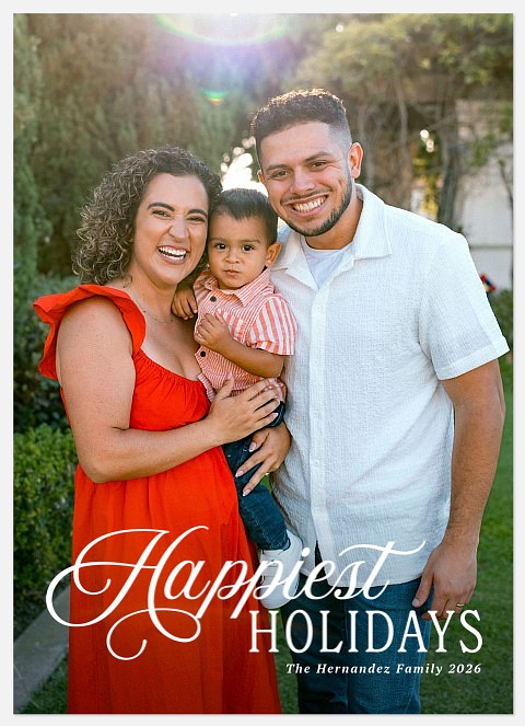 Mixed Type Holiday Photo Cards