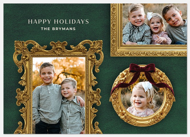 Framed Elegance Holiday Photo Cards