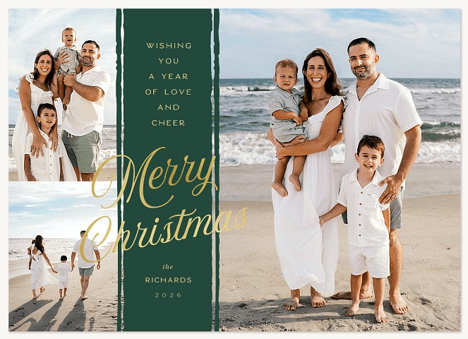 Love and Cheer Personalized Holiday Cards