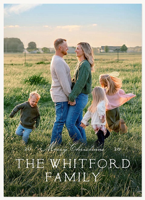 Horizon Personalized Holiday Cards