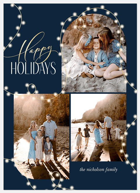 Twinkle Frame Holiday Photo Cards