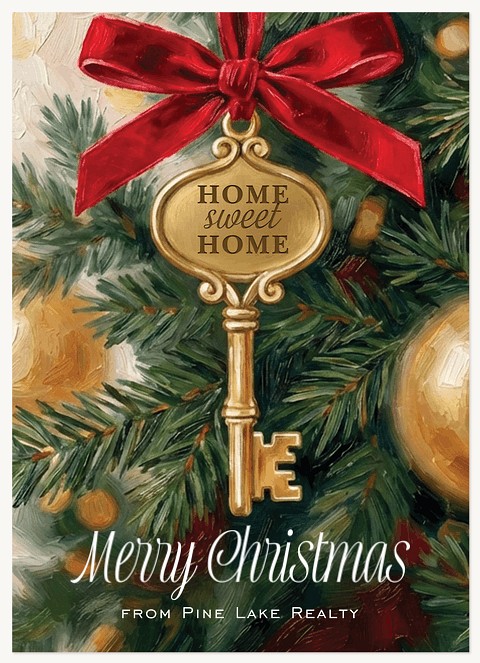 Home Sweet Key Business Holiday Cards