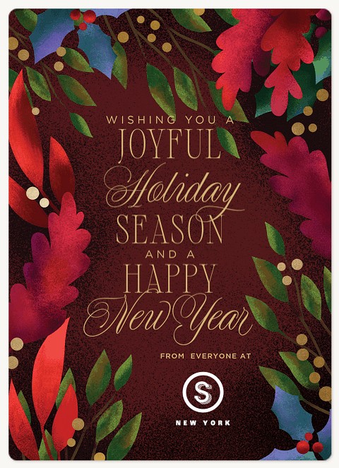 Velvet Botanicals Holiday & Christmas Magnet Cards