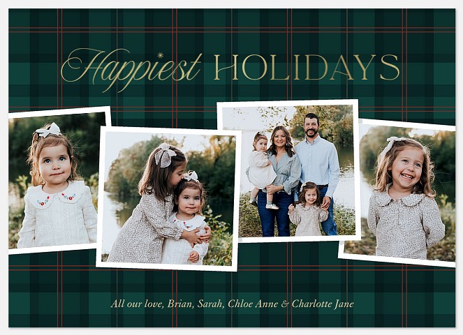 Classic Snapshots Holiday Photo Cards