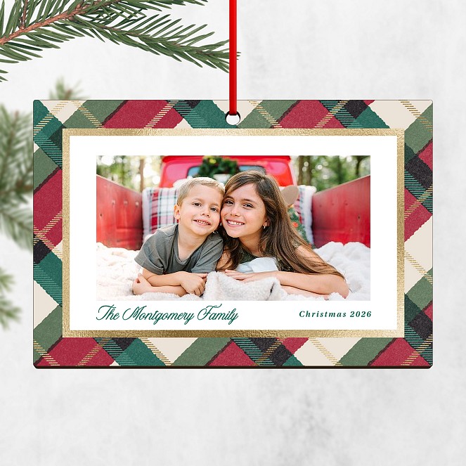 Woven Tradition Personalized Ornaments