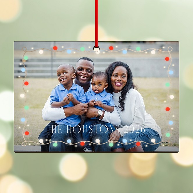 Holiday Aglow Personalized Ornaments