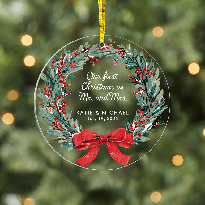 Merry Ever After Personalized Ornaments