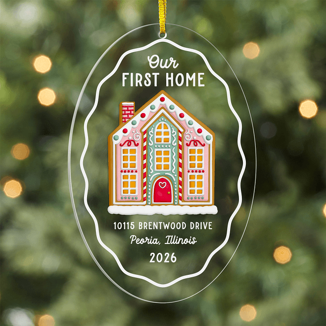 Sweet Home Personalized Ornaments