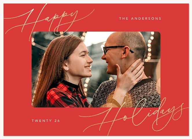 Signature Shine Personalized Holiday Cards