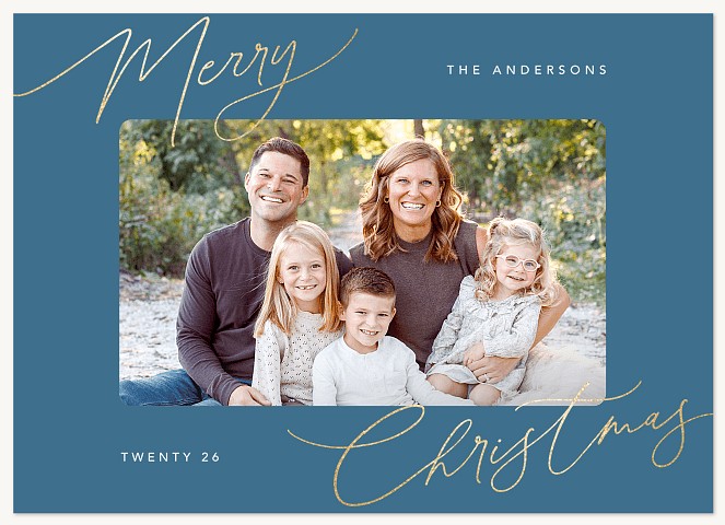 Signature Shine Personalized Holiday Cards
