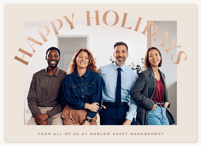 Arched Greeting Holiday & Christmas Magnet Cards