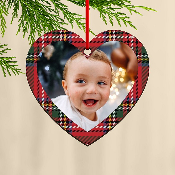 Heritage Heart Custom Ornaments
