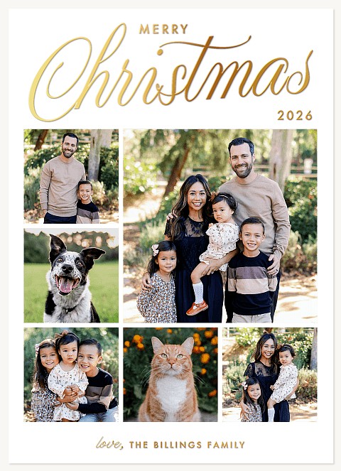 Love Squared Personalized Holiday Cards
