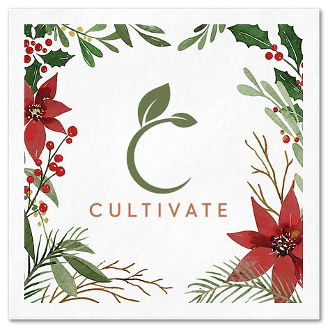 Evergreen Gathering Custom Napkins
