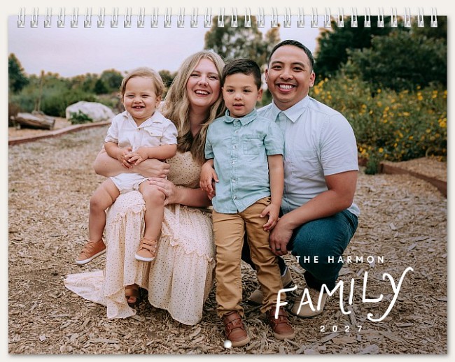 Corner Family Calendar Custom Photo Calendars