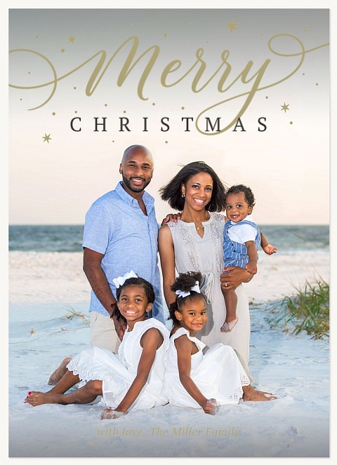 Wishing on Stars Personalized Holiday Cards