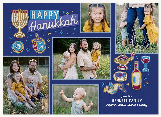 Felt Icons Hanukkah Cards