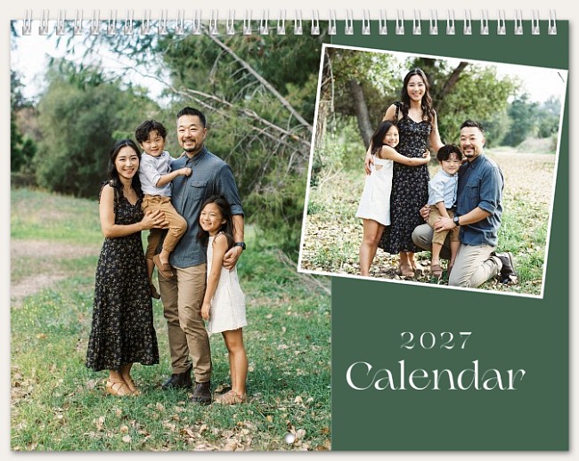 Accent Snapshot Calendar Personalized Photo Calendars