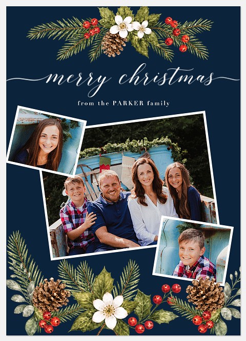 Winterbloom Holiday Photo Cards