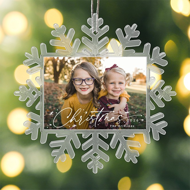 Sparkle Swashes Custom Ornaments