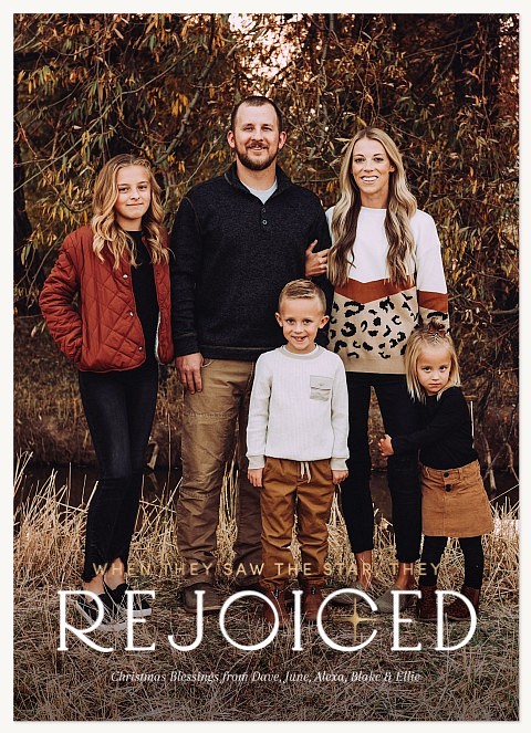 His Star Personalized Holiday Cards