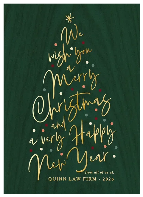Wishing Tree Business Holiday Cards