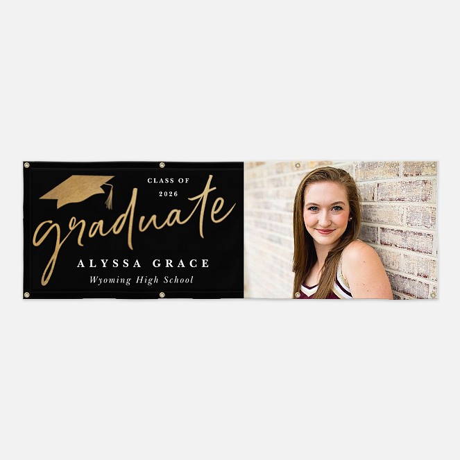 Illuminated Grad Banner  Graduation Banners