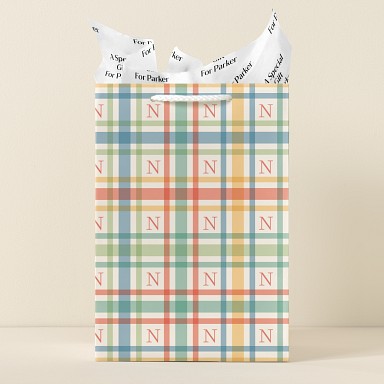 Colorful Plaid Gift Bags