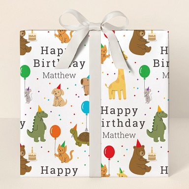 Animal Fun Wrapping Paper