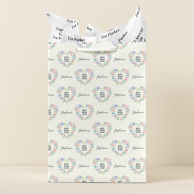 Floral Hearts Gift Bag